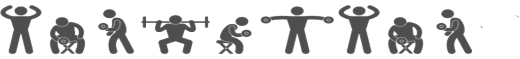 Fitnessmänchen-Hintergrund